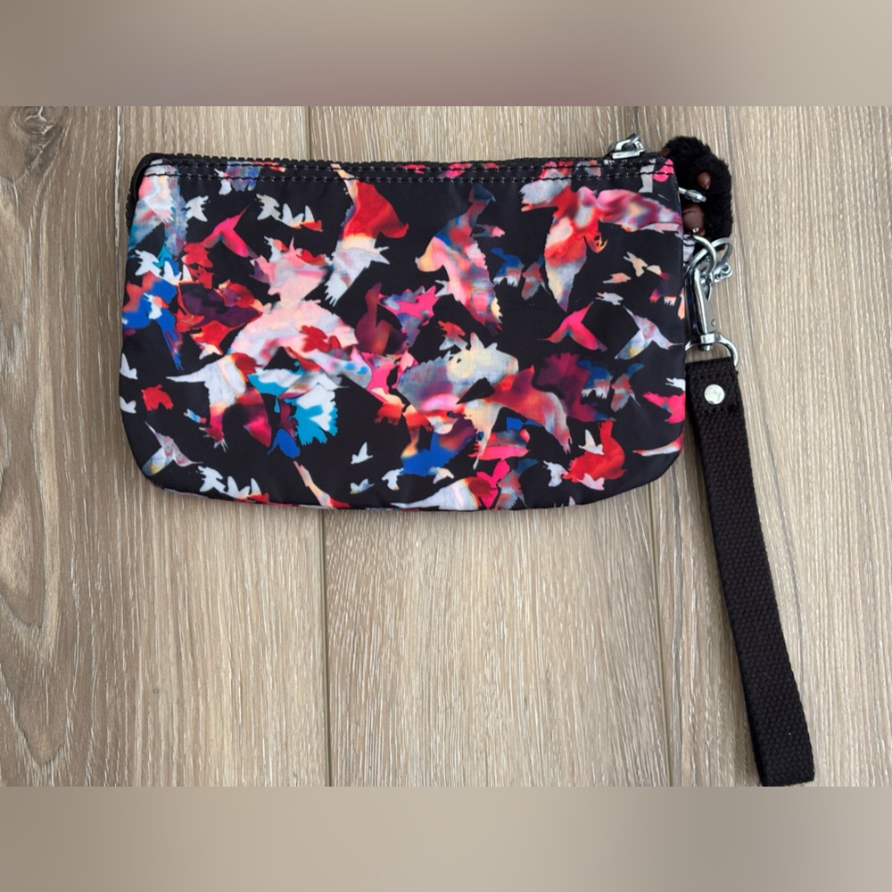 Kipling Wristlet Fall Flight Pattern With Monkey … - image 8